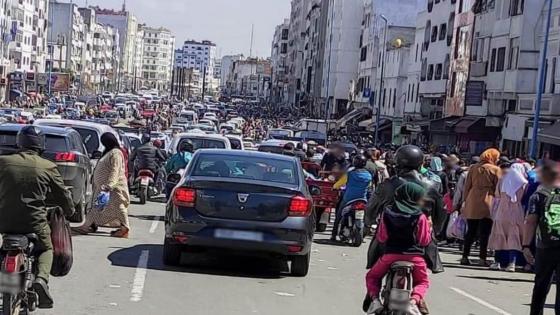 اختناق شارع محمد السادس بالدار البيضاء بسبب أشغال “الترامواي” ورواج رمضان