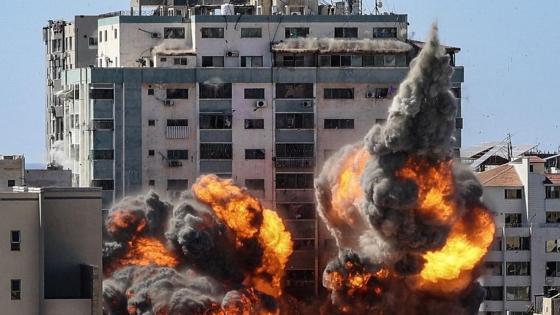 قصف مكاتب الجزيرة وأسوشييتد بريس في غزة من طرف الجيش الإسرائيلي