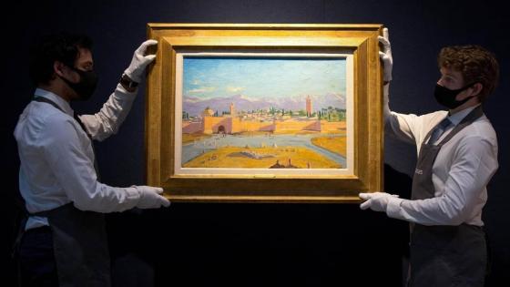 بيع لوحة تشرشل التي تجسد مسجد الكتبية بـ 8,1 مليون يورو