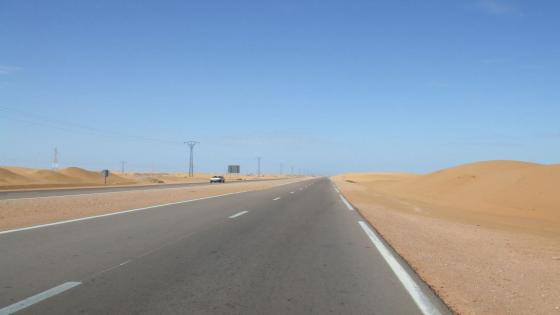 إنقطاع الطريق الوطنية رقم 1 بين تيزنيت وكلميم إلى غاية 13 مارس