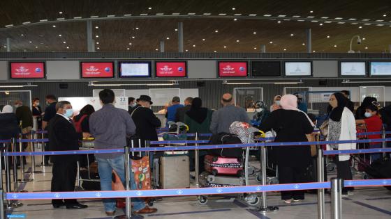 Rapatriement de 150 Marocains bloqués en France depuis l'aéroport Charles de Gaulle à Paris vers Marrakech. 01072020 - Paris