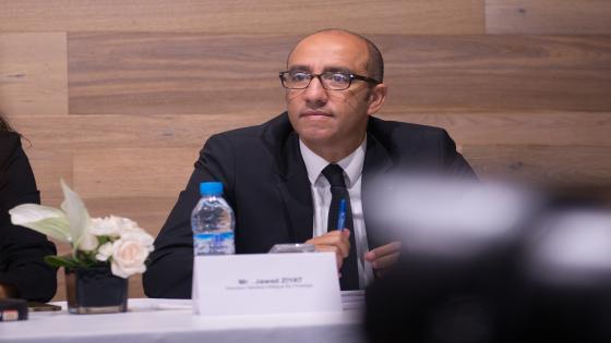 13.10.2015, Casablanca, Maroc. Conférence de presse du groupe Addoha. Jawad Ziat.