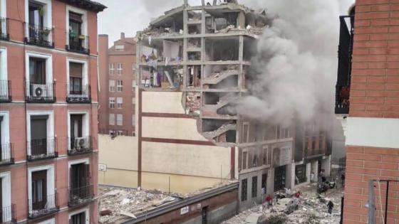 انفجار ضخم في مدريد دون الكشف عن الأسباب